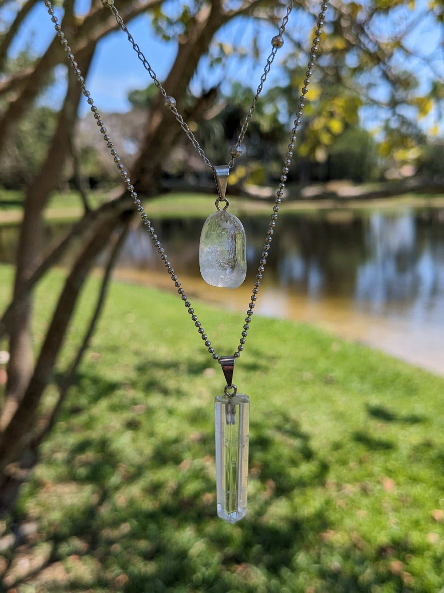 Dual Dimensions Necklace
