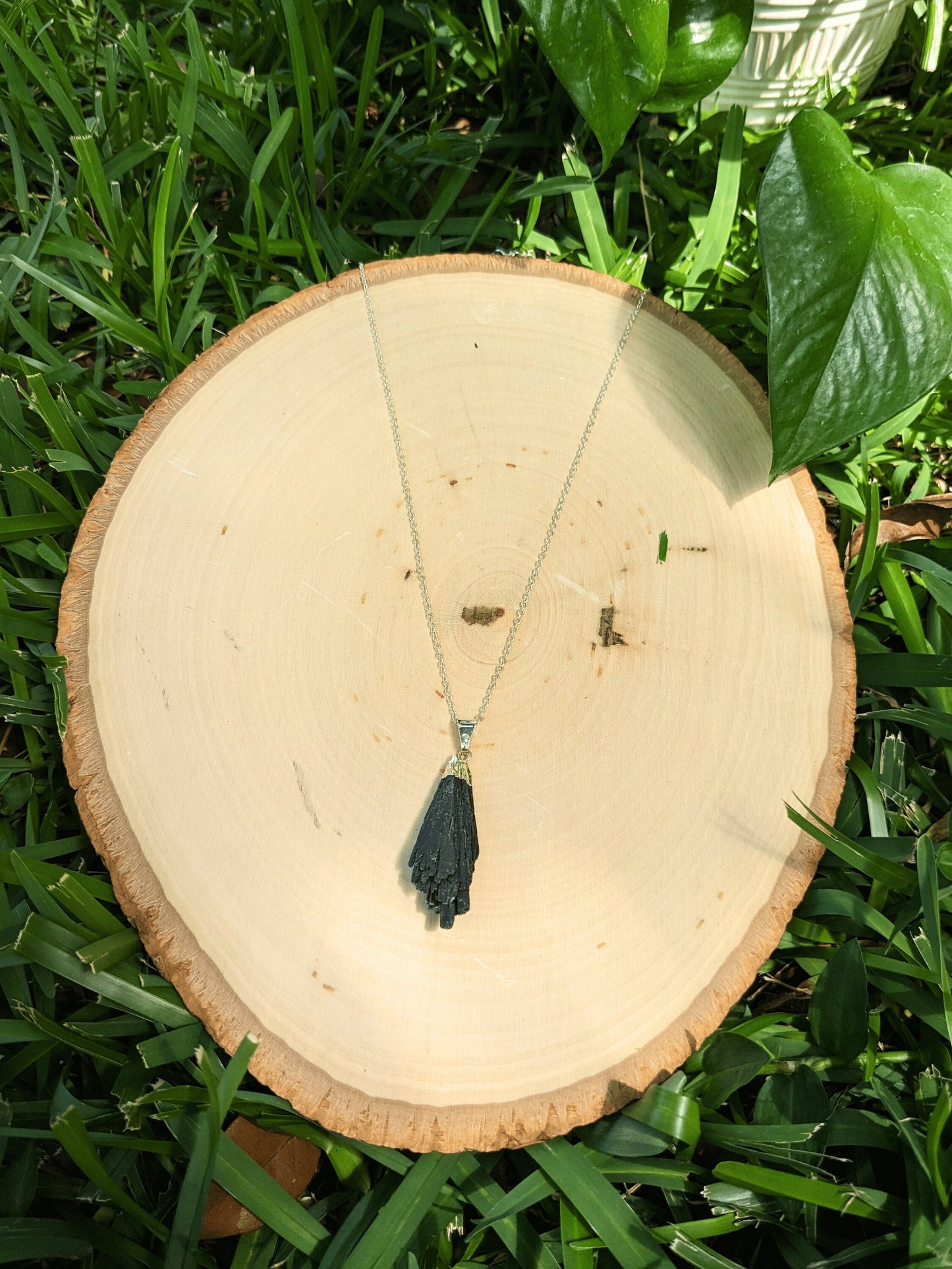Kyanite Broomstick Necklace