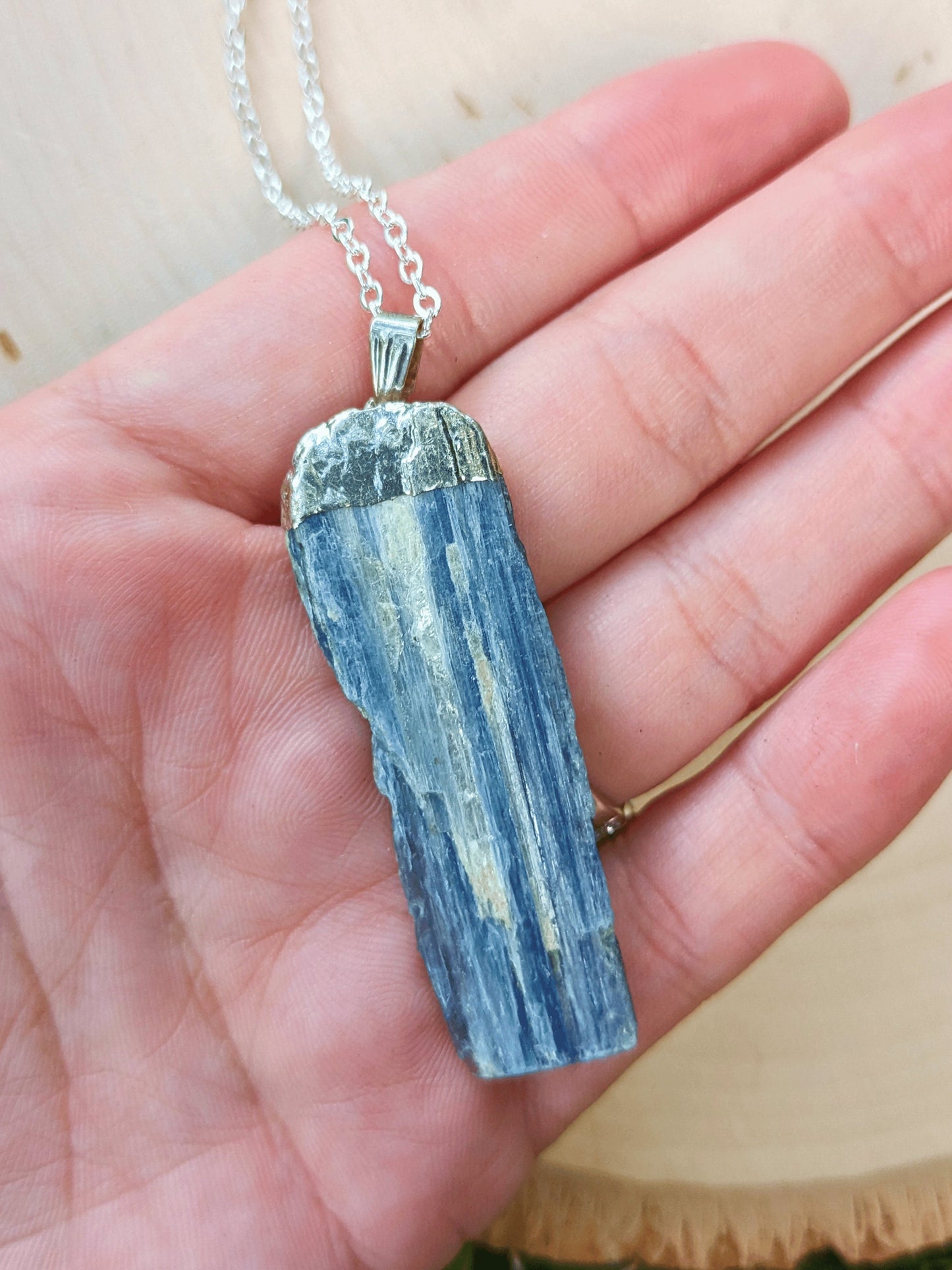 Mystique Blue Kyanite Duo Necklace