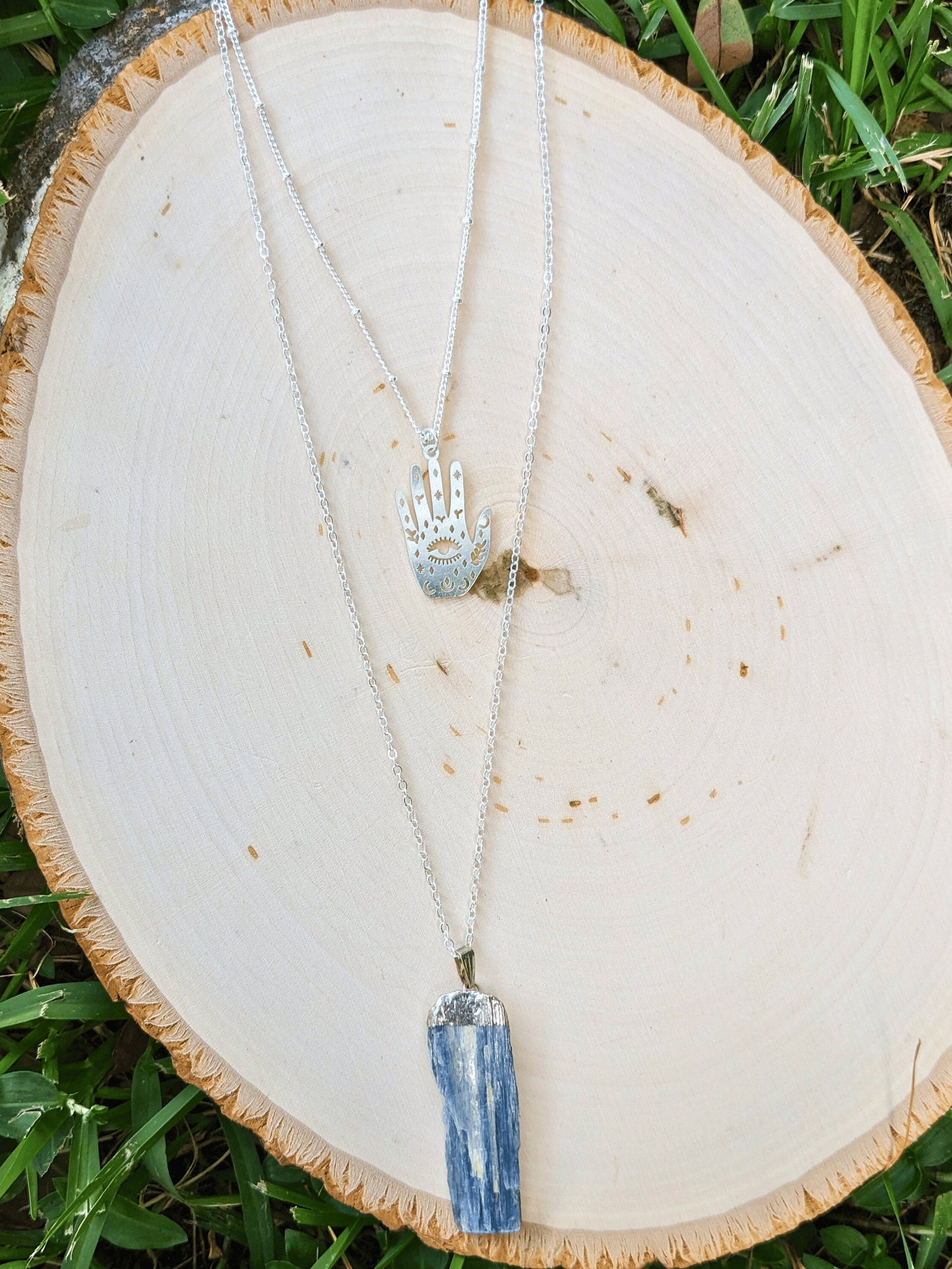 Mystique Blue Kyanite Duo Necklace